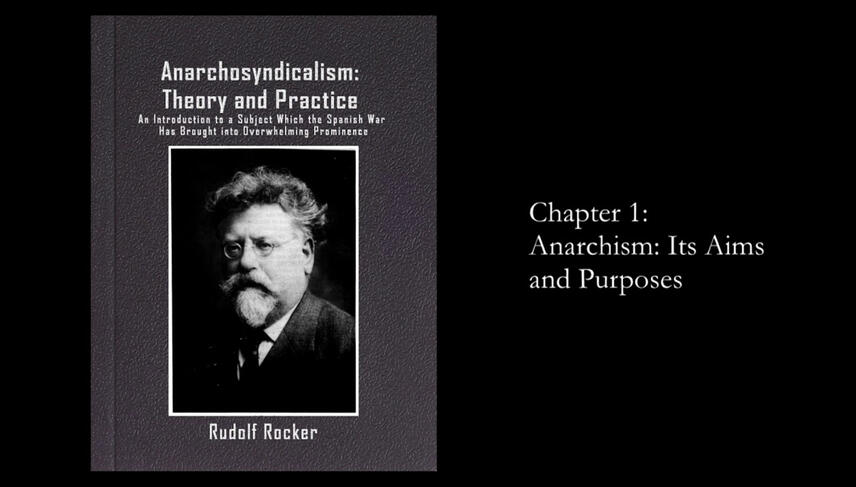 Anarcho-syndicalism: Theory and Practice By Rudolf Rocker