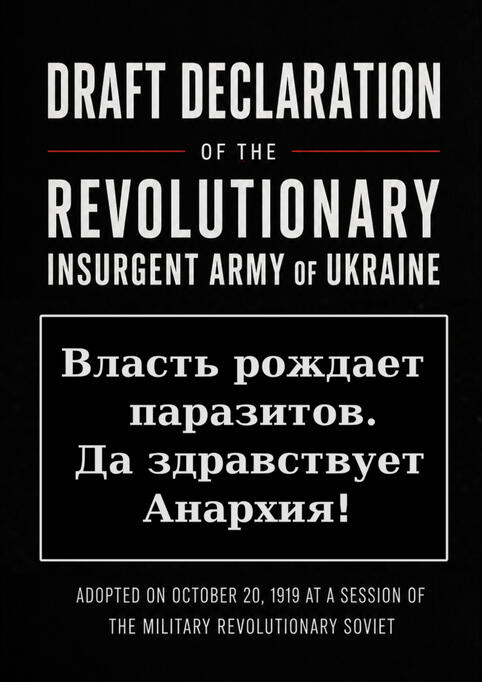 Draft Declaration of the Revolutionary Insurgent Army of Ukraine